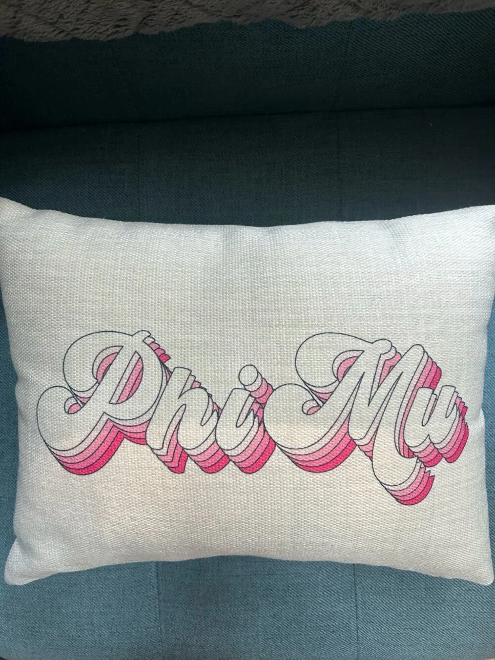 NEW - Phi Mu Pillow